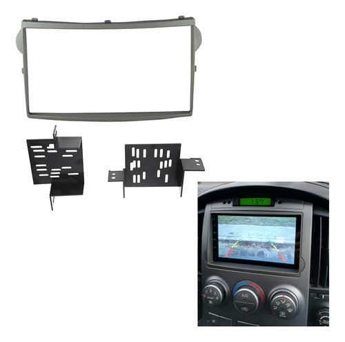 Fascia De Radio De Coche 2 Din Para Starex/h1 Dvd Stereo Fra Foto 2