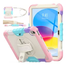 Funda Para iPad 10 10th Gen 10.9 2022 Con Correa