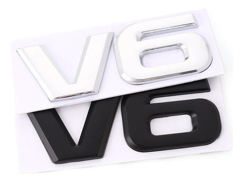 Para Para Bmw Kia Nissan Toyota 3d Metal V6 V8 Logo Sticker Foto 6