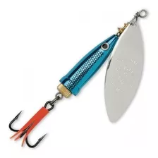 Spinner Pesca Vibrax Blue Fox Nº 6 Cuchara Salmon Azul Plata