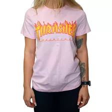 Camiseta Thrasher Feminino Flame Logo