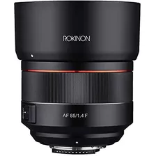 Lente Rokinon 85mm F1.4 Para Montura Nikon F