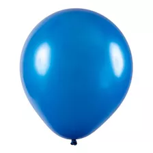 Balão De Festa Redondo - Azul - 9 23cm - 50 Unidades