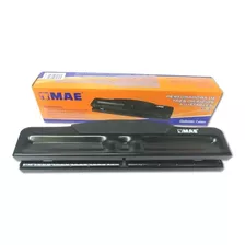 Perforadora Mae 3 Orificios Soft Grip P-3 /v Color Negro