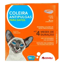 Coleira Bullcat Tratamento Antipulgas Para Gatos 15gr Coveli