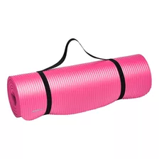 Tapete De Yoga Extra Grueso De 1/2 Pulgada, Color Rosa