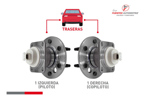 Par Mazas Balero Traseras Para Pontiac Aztek 2001 A 2005 Abs Foto 2