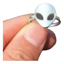 Anillo Alien Extraterrestre Ufo 100% Plata 0.925 Envio Grati