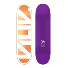 Tabla Skate Viliv Big Logo Fluor 8.5 X 32 Con Lija