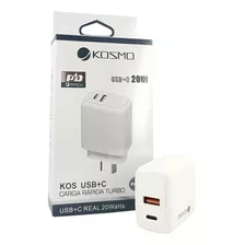 Enchufe Cargador Pared Carga Rapida Usb-c 20w Dual Usb Pd