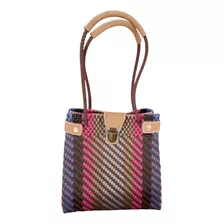 Bolsa Artesanal Toquilla Hecha A Mano Para Mujer Tote Bag