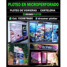 Ploteo De Vidrieras Microperforado - Carteleria - Plotters 