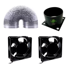 2 Cooler + Tobera + Ducto - Ventilacion Cultivo Indoor