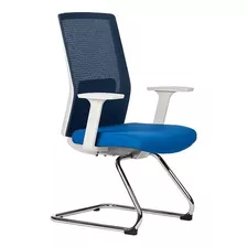 Silla Sillon Visita Escritorio Oficina Ergonomica Art Azul