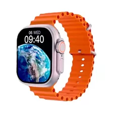 Smartwatch Ultra 9 Microwear: Gps, Brújula, Color Naranja