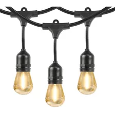 Tira Focos Luces Led Navidad Serie Vintage Retro Exterior