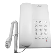 Telefone Vtech Vtc105w C/ Fio Digital De Mesa - Branco