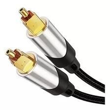 Cabo Optico Cablecreation Digital Audio 3m Gold Braided