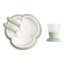 Set De Alimentación Para Bebés Babybjörn, Color Verde Claro