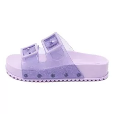 Sandália Birken Infantil Inf026 Lilás Glitter Gasf