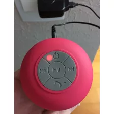Alto Falante Bluetooth Rosa Cr Com Carregador Pouco Uso