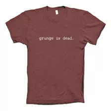 Grunge Is Dead Playera Rock Nirvana 90s Camiseta Rock 