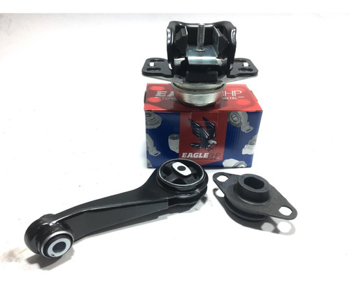 Kit 3 Sop. Motor Y Caja Platina Std 2002 2003 2004 2005 2006 Foto 2