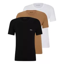 Camiseta Boss Classic Regular Fit 3 Pack Ncb Original 