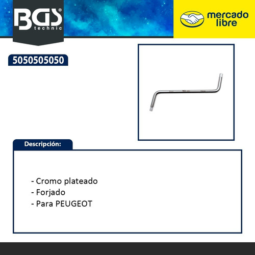 Llave Especial Para Tapones D Carter Peugeot 8x10mm 1006 Bgs Foto 2