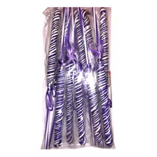 Paleta Tornillo Morado Con 10 Piezas