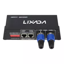 Lixada Dmx512 4ch*4a Decodificador Led Controller 4 Canais