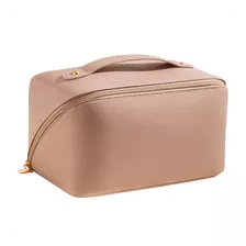 Bolsa Necessaire Feminina Maquiagem Blogueira Cosmético Cor Nude