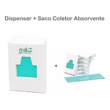 Kit 2 Suportes P/ Saquinho Descarte De Absorvente + 50 Sacos