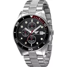 Reloj Emporio Armani Ar5855 Cronógrafo Fechero Nuevo En Caja