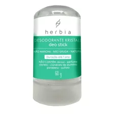 Desodorante Herbia Cristal Sem Alumínio 60g Natural Vegano