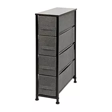 Mueble Almacenamiento 4 Cajones Harris Negro