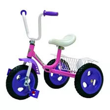 Triciclo Infantil Con Ruedas Macizas - Lujo 575 Rosa