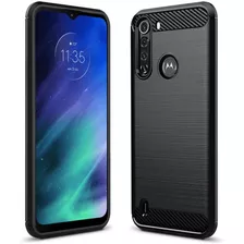 Funda Resistente Tpu Para Motorola One Fusion Negro