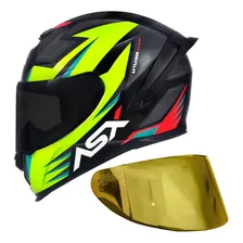 Capacete Axxis Asx Eagle Racing Attacker + Viseira