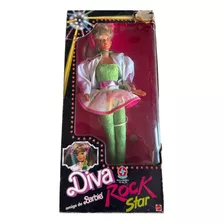 Boneca Barbie Diva Rock Star Antiga 80 90