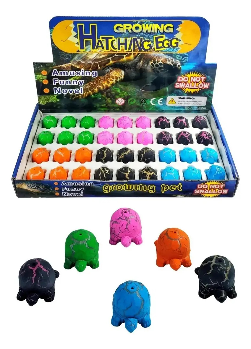 Tortuga Huevo Dinosaurio Nace Crece En El Agua Souvenir X10