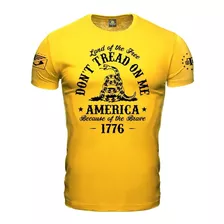 Camiseta Militar Dont' Tread On Me America 1776