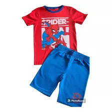 Conjunto Infantil Verão Homem Aranha 