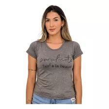 Blusa Feminina Estampa La Simplicité