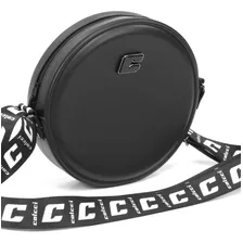 Bolsa Quebek Colcci Logo Preto