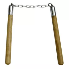 Nunchaku De Madera Con Cadena