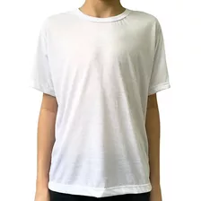 Kit 30 Camiseta Infantil Lisa 100% Poliéster Sublimação 