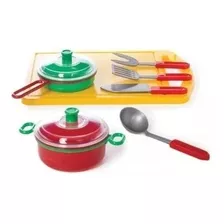 Juego De Cocina Con Tabla Y Accesorio Petit Gourmet Lionel Color Multicolor