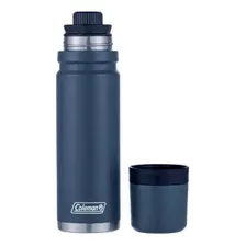 Termo Matero Coleman Acero Inox 1,2 Litros Azul Cebador