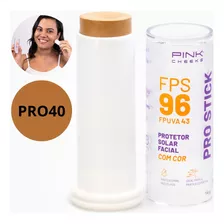 Pro Stick Protetor Solar Facial Fps96 Pro40 14g Pink Cheeks